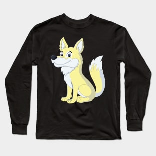 Cartoon Wolf Classic Long Sleeve T-Shirt